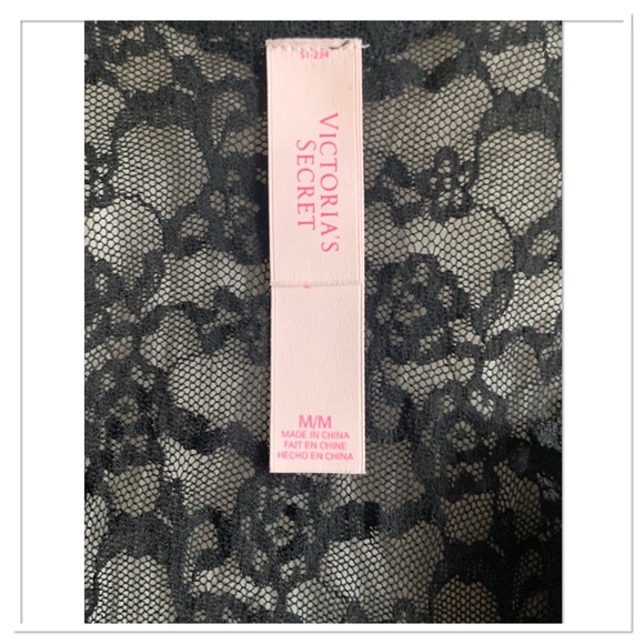 Victoria's Secret Lacie Slip Dress Black Size Medium - Picture 7 of 8